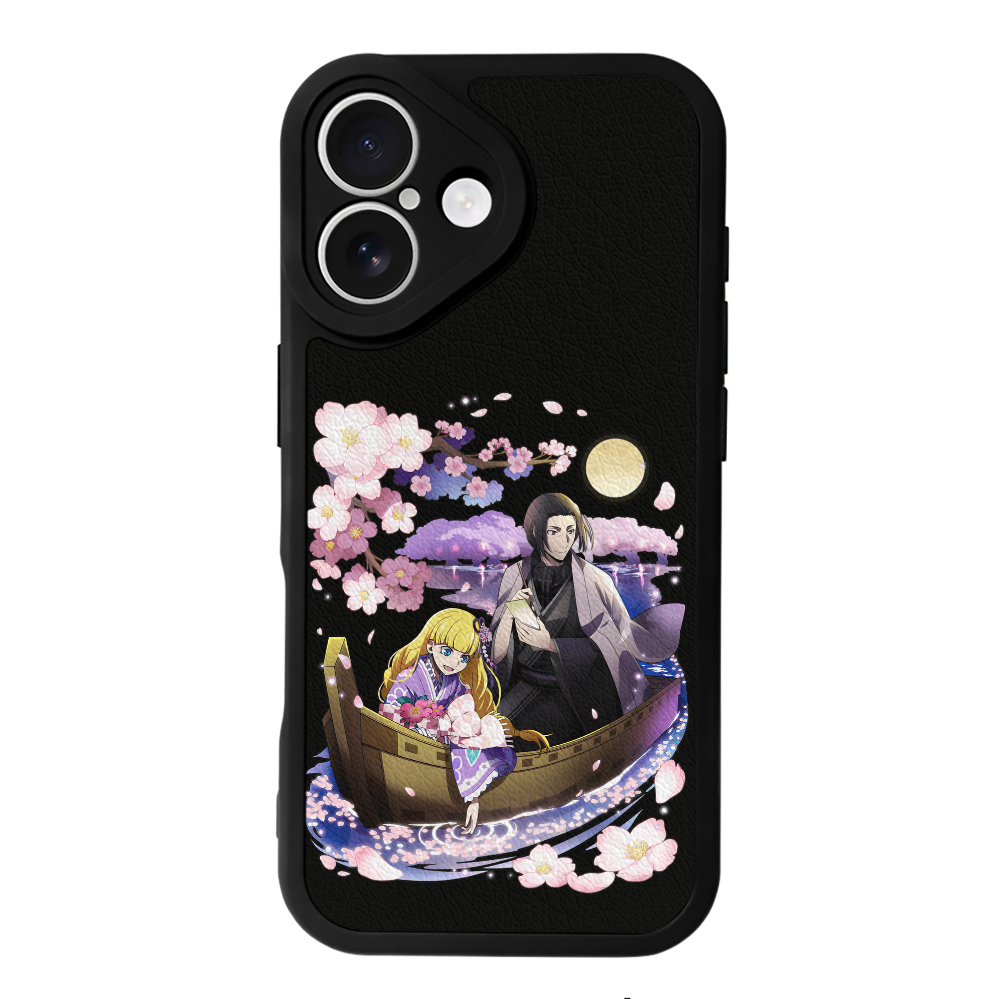 （画像用） 文豪ストレイドッグス Bungo Stray Dogs 【iPhone 16シリーズ対応】シリコンスマホケース（レザー調） 材質：シリコン